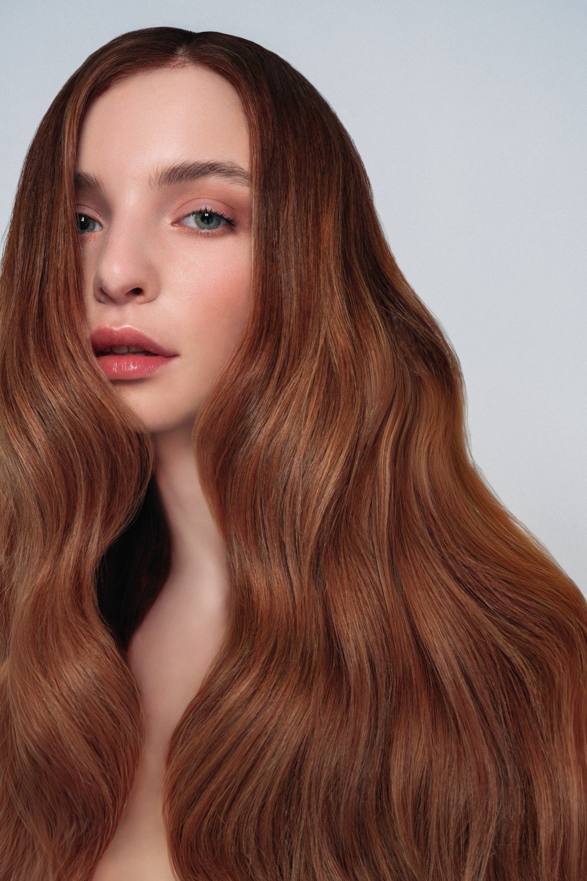Colourist applying professional colour